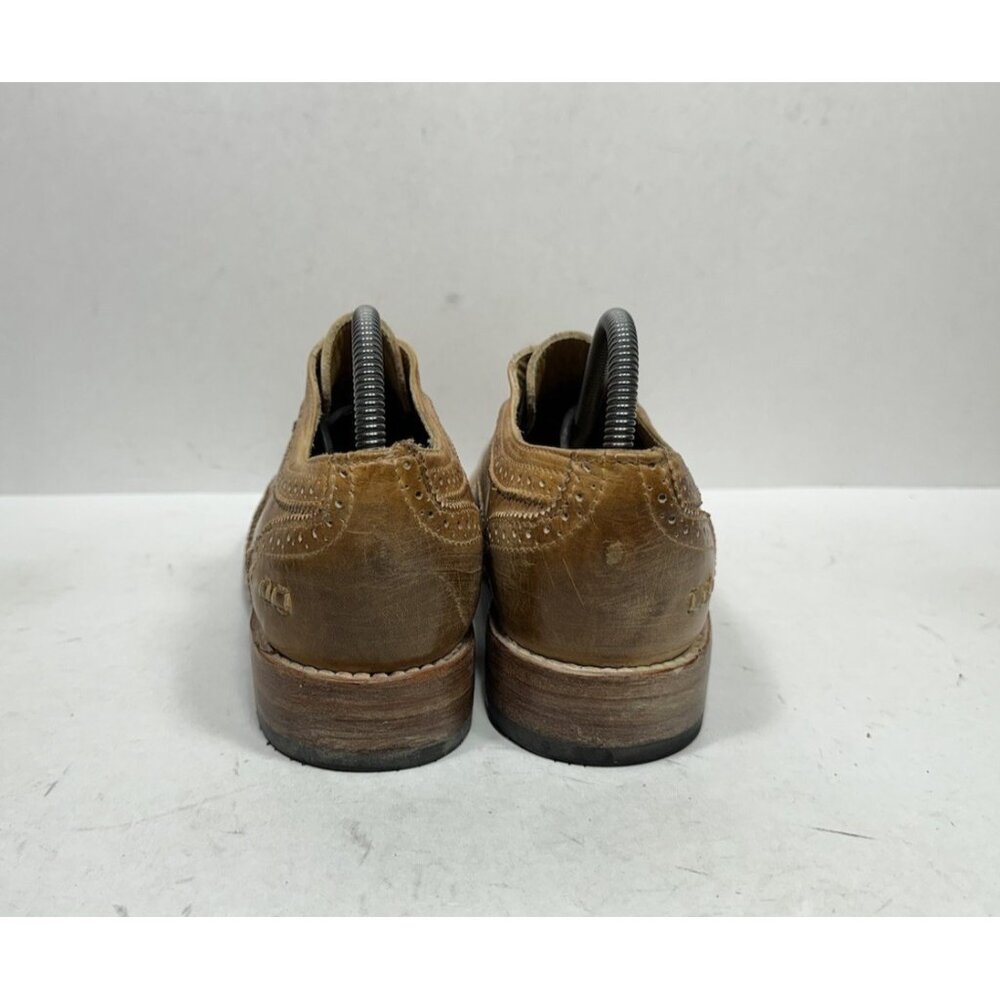 Bed Stu Lita Oxford Shoes Wingtip Cobbler Distressed Leather Women’s Size 10 - Picture 4 of 8